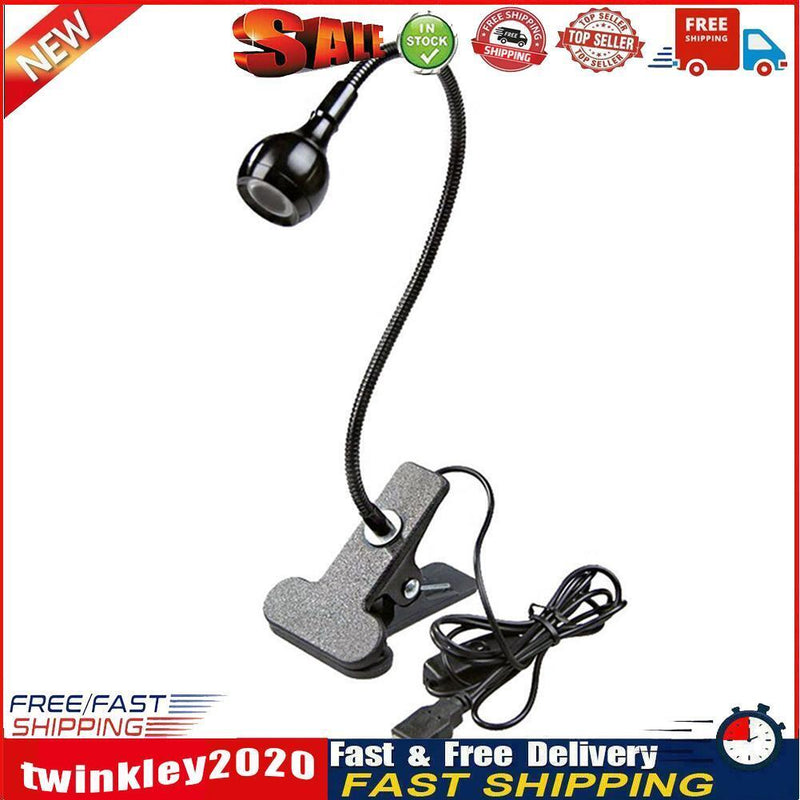USB Clip LED Reading Lights Eye-care Adjustable Clamp Lamp (White Light) Newly