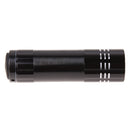 Black Mini Aluminum UV ULTRA VIOLET 9 LED FLASHLIGHT Torch Light Lamp