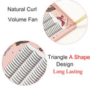Long Easy to Apply Premade Volume Fan Eyelashes A Shape Eyelashes Extension