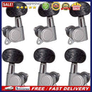 6pcs 3R 3L Guitar Tuning Pegs Enclosed Locking Tuners Closed Knob Machine Hea