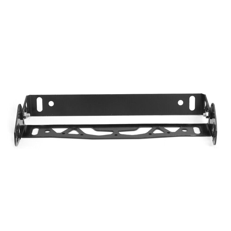 Adjustable Tilt License Plate Bracket Aluminum Number Plate Holder (Black) Newly
