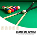 5x Billiards Snooker Ferrules ABS Pool Cue Ferrules Repair Tool Accessories