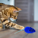Funny Flocking Mouse Cat Toys Realistic Sound Plush Rubber Interactive Pet Toys