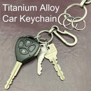 Car Keychain Clip Men Titanium Alloy Backpack Pendant Accessories Useful O9K6