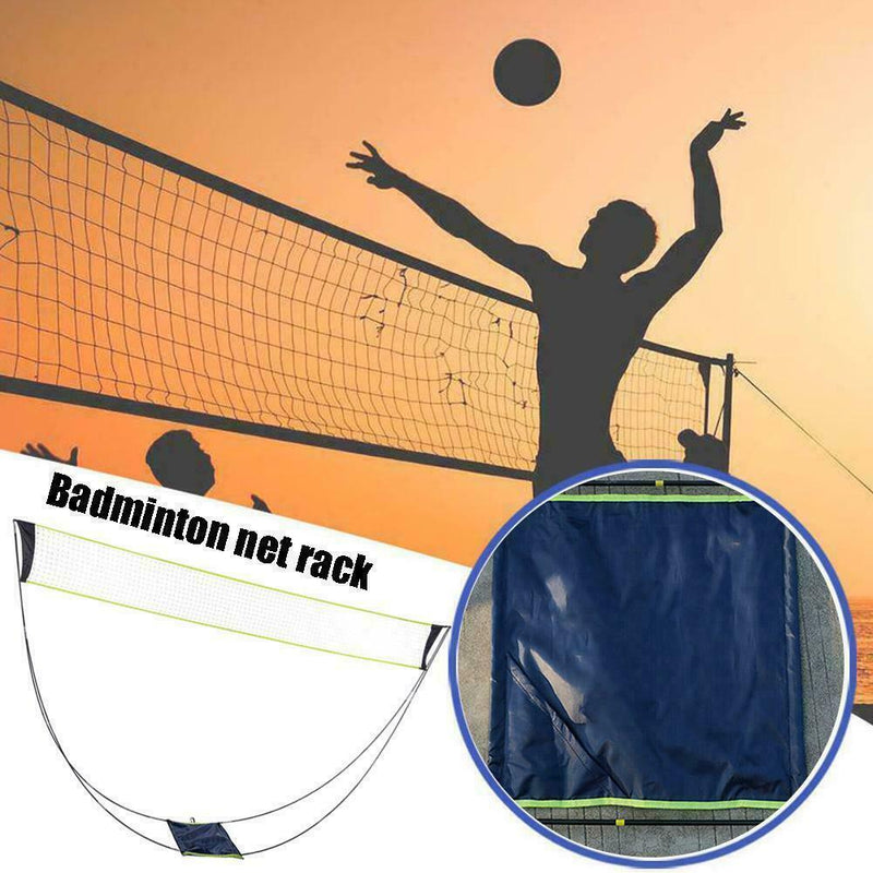 Portable Outdoor Foldable Badminton Tennis Volleyball Sport Net Beach Stand F1E0