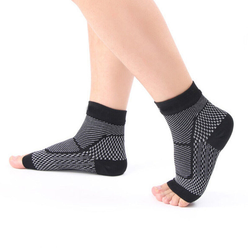 Relieves Achilles Tendonitis Compression Sleeve Running Ankle Wrap Brace Guar