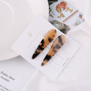 Accessories Elegant Leopard Print Headband Hairpin Barrettes Acetate Hair Clip