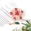 Alloy Flower Brooches Pearls Pin Party Jewelry Brooch Women Clothes Accessories