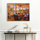 Paint By Numbers for Beginner House Living Room DIY Acrylic Painting Kit