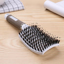Hair Scalp Massage Comb Anti-Static Straight Curly Hair Styling Brush(White
