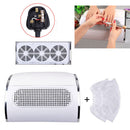 10pcs Manicure Vacuum Cleaner Collector Nail Dust Bag for 3 Fans Suction Ma