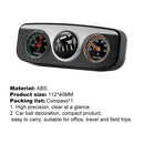 Hiking Travel Compass Map Thermometer Hygrometer 3 in 1 Car Vehicle Dashboard
