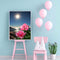 Moon and Flowers 40x50cm Oil Paint By Numbers Picture DIY