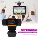 HD Web Camera Built-in Microphone USB PC Webcam for Video Conference Streaming