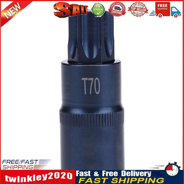 1/2 inch Torx Screwdriver Socket Bits Adapter Drive Socket Hand Tool(T70) Newly