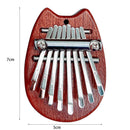 8 Keys Mini Kalimba Portable Wooden Finger Harp Thumb Piano Musical Instrumen