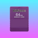 FMCB 1.966 Memory Card for Sony PS2 64MB Free McBoot Console Card (Purple)