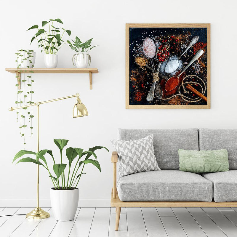 5D DIY Full Drill Diamond Painting Spice Cross Stitch Embroidery Mosaic Kit