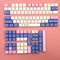 127pcs Mechanical Keyboard Keycap Set XDA Height for MX Switches (Bubble)