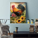 ull Embroidery Printed Rooster Animal DIY Cross Stitch Kits 11CT Needlework Sets