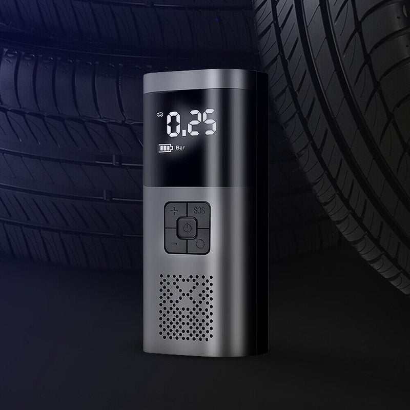 Electric Pump Portable Car Tire Inflator Wireless Large Capacity Battery for Car