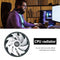 Aluminum Colorful Luminous CPU Cooler Practical Cooling Fan for AMD 775/115