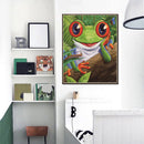 5D Diamond Painting Embroidery DIY Cartoon Smile Frog Mosaic Cross Stitch Newly
