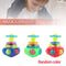 LED Light Up Flashing UFO Spinning Top Funny Music Gyro Christmas Gift Kid x 1#