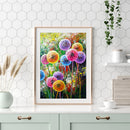 Dandelion Diamond Painting Full Drill Square Rhinestone Embroidery Mosaic Art