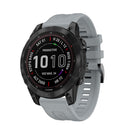 Silicone Strap for Garmin Fenix 7/6 Pro/5 22mm Sport Watch Bracelet (Gray) Newly