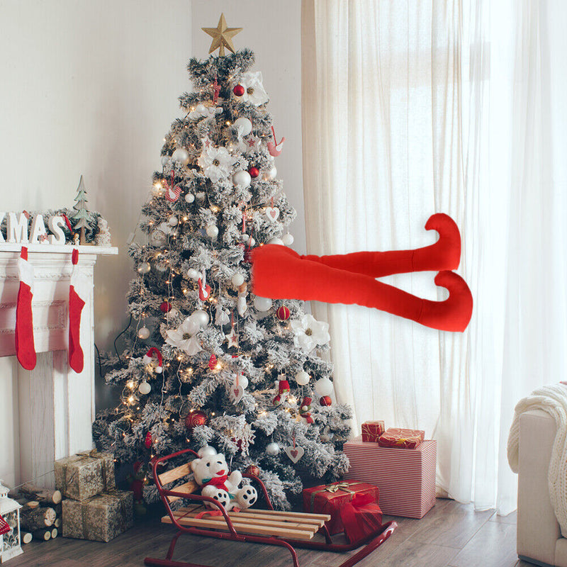 Party Trick Prosthetic Santa Claus Simulation Leg Xmas Tree Christmas Decoration