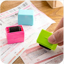 Messy Code Identity Privacy Information Coverage Confidential Stamp (Red) Newly