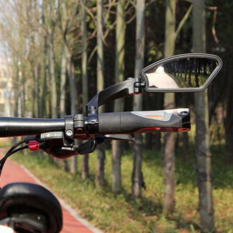 Bicycle Rear View Mirror 360 Rotation HD Anti-Shock Glass Lens (Right) Newly