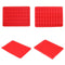 50 Cavity Gummy Bears Silicone Soap Ice Cube Tray Baking Mold (Red)