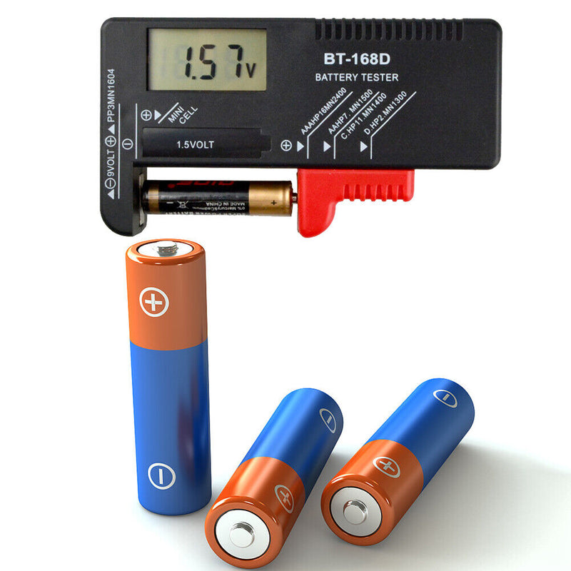 BT-168 Battery Capacity Tester Checkered Load Analyzer Display Check Detect