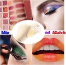 Eyeshadow Foundation Professional Acrylic Hand-held Mixing Tray Makeup Palette