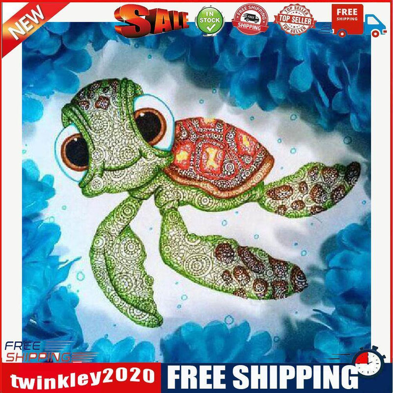 5D DIY Full Drill Diamond Painting Tortoise Embroidery Mosaic Craft Kit