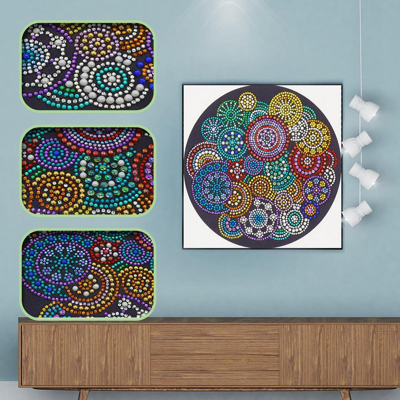 5D DIY Special Shaped Diamond Painting Mandala Cross Stitch Kits (R8343)