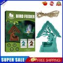 Bird Feeders Felt Hanging Birdhouse for Outside Garden Yard Decor (Green)