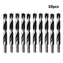10pcs High Carbon Steel Straight Shank Twist 3 Brad Point Drill Bits (3mm)