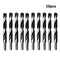 10pcs High Carbon Steel Straight Shank Twist 3 Brad Point Drill Bits (3mm) #F