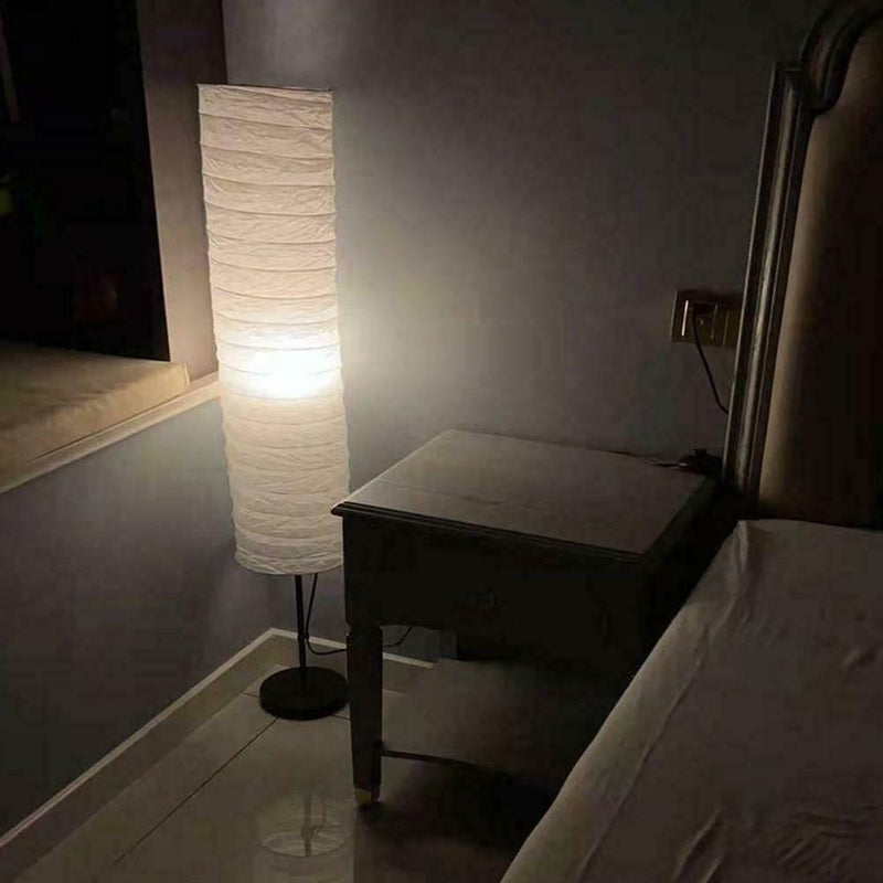 Paper Design Floor Lamp Lampshade European Style Light For Bedroom Hotel W4U9