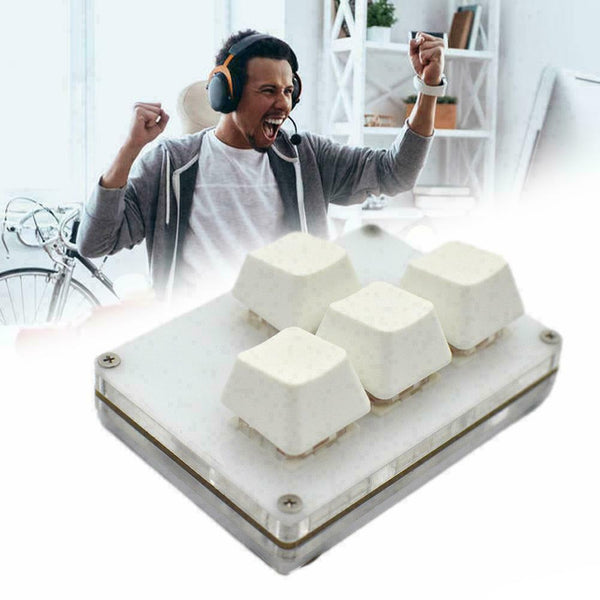 4-key Mini Keyboard Function Key For DIY Custom Shortcuts C8V7 Best Keypad W1M4