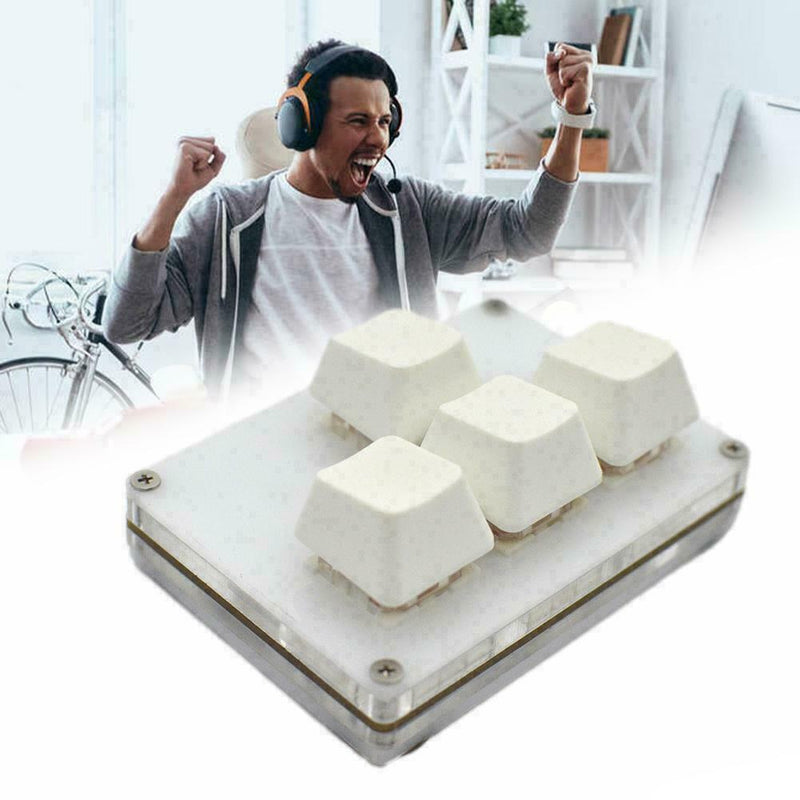 4-key Mini Keyboard Function Key For DIY Custom Shortcuts C8V7 Best Keypad W1M4