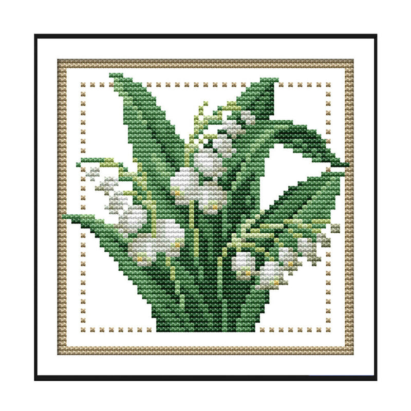 Partial Cross Stitch Kit May 14CT Counted DIY Needlework Decor (H427)
