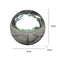 Stainless Steel Hollow Gloss Ball Reflective Metal Mirror Ball 3pcs(100mm)