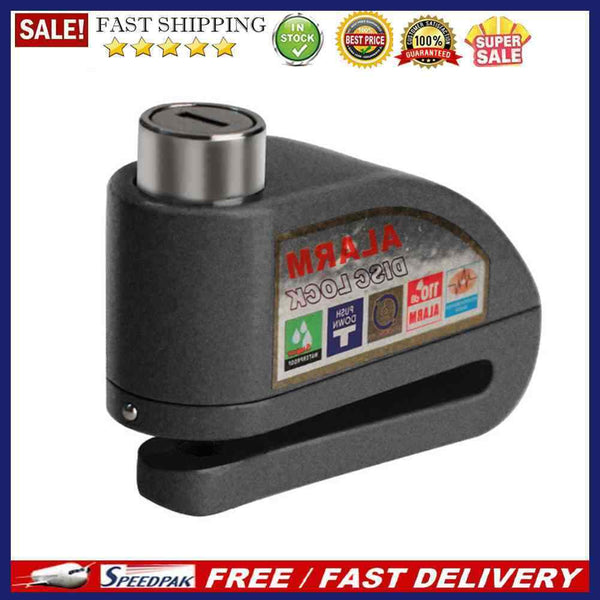 Motorcycle Bike Alarm Sound Lock Waterproof Security Anti-theft Disc Brake