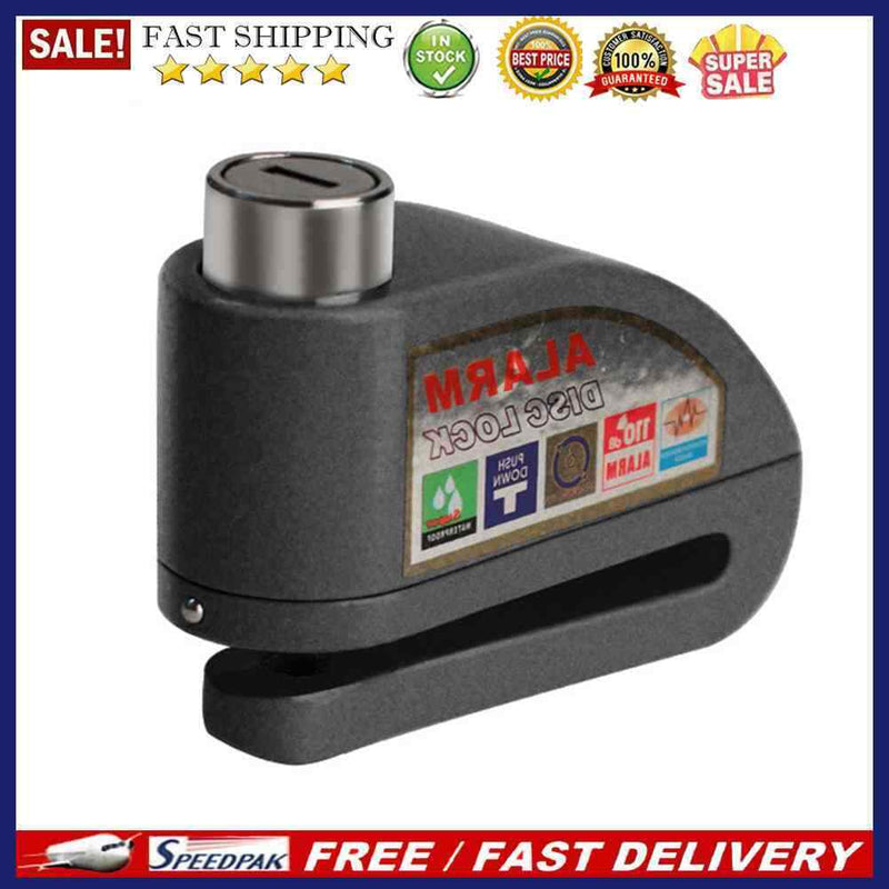 Motorcycle Bike Alarm Sound Lock Waterproof Security Anti-theft Disc Brake