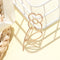 Women Scarf Buckle Lapel Simple Pin Flower Brooch Alloy Hollow Fashion