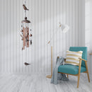 Animal Wind Chime Outdoor, Wind Bell Tubes, for Garden, Yard (Bird) Newly